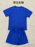 Finland  Home Fans kids  1:1 Quality Soccer Jersey  2025 25-26