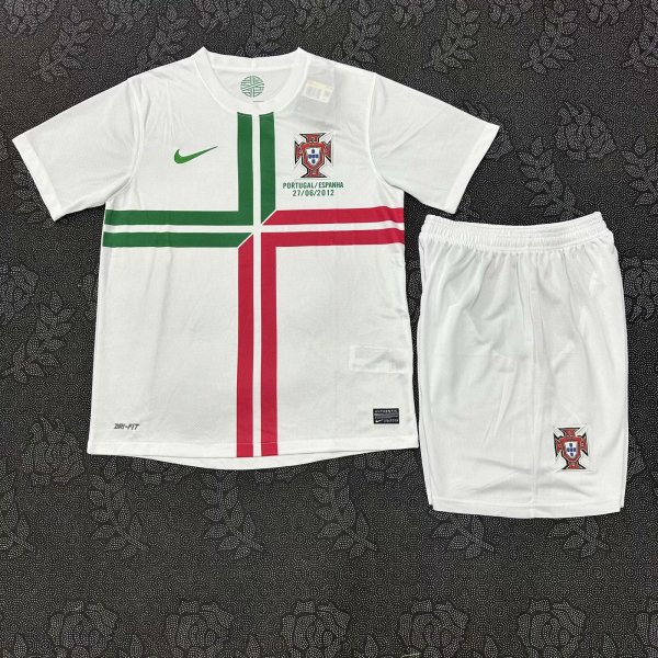 Retro Portugal Fans Away   Kits Suit 1:1 Quality Soccer Jersey 2012