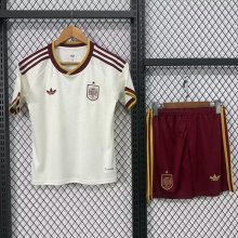 Spain Away Fans Sets with pants  1:1 Quality Soccer Jersey 26-27（2026）