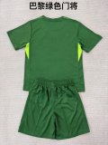 PSG Paris  Goalkeeper Green Fans  (Kids and Man)  1:1 Quality Soccer Jersey  25-26