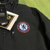 Chelsea  Windbreaker  Grey Black 1:1 Quality Soccer Jersey  25-26