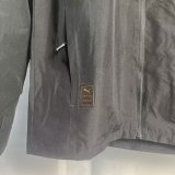 AC  Windbreaker  Interchange Jacket Black  White 1:1 Quality Soccer Jersey  25-26