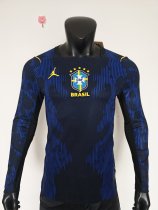 Brazil Away Long Sleeve  player 1:1 Quality Soccer Jersey  26-27 (2026)