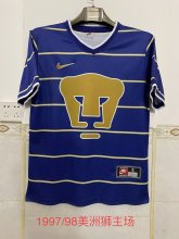 Retro Pumas  Home 1:1 Quality Soccer Jersey   1997-1998