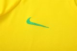 Brazil Training  Fans Kits Yollow 1:1 Quality Soccer Jersey 25-26 (Kids And Man )