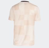 Flamenco white Training clothing Fans  1:1 Quality Soccer Jersey  24-25