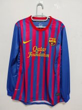 Retro Barcelona  Home Fans long 1:1 Quality Soccer Jersey   2011-2012