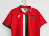 Retro Welsh home 1:1 Quality Soccer Jersey  1996-1998
