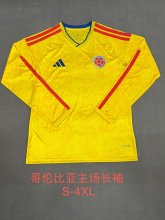 Colombia Home Long  Fans 1:1 Quality Soccer Jersey 26-27（2026）