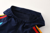 spain Windbreaker Sets With pants  Blue 1:1 Quality Soccer Jersey  26-27 (2026)