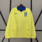 Brazil Two-sided  Windbreaker 1:1 Quality Soccer Jersey 25-26