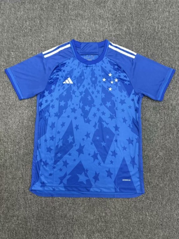 Cruzeiro home  Fans 1:1 Quality Soccer Jersey   24-25