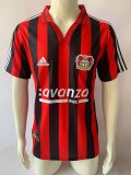Retro  Leverkusen  home  Fans  1:1 Quality Soccer Jersey   2000-2001