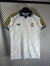 Retro Real Madrid  Polo Fans White 1:1 Quality Soccer Jersey  25-26