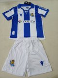 Real Sociedad home  Kids  1:1 Quality Soccer Jersey   24-25