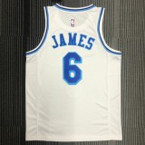 Los Angeles Lakers White Latin Night #6 JAMES 1:1 Quality NBA Season Jerseys