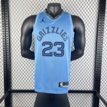Memphis Grizzlies  Jordan Blue #23 ROSE  1:1 Quality NBA Jerseys 2021