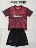 Athletic Bilbao Fourth Away Red Fans  (Kids and Man)  1:1 Quality Soccer Jersey  25-26
