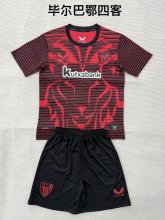 Athletic Bilbao Fourth Away Red Fans  (Kids and Man)  1:1 Quality Soccer Jersey  25-26