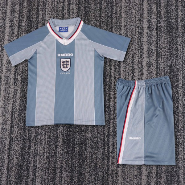 Retro England  away Kids 1:1 Quality Soccer Jersey  1996