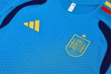spain Training  Fans Kits Blue (Kids And Man ) 1:1 Quality Soccer Jersey 26-27 (2026)