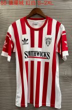 Retro Derry City  Home Fans 1:1 Quality Soccer Jersey  1988