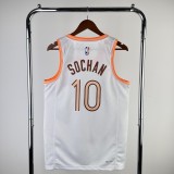 San Antonio Spurs City Edition White #10 SOCHAN 1:1 Quality NBA  Season Jerseys 2024