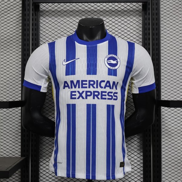 Brighton   home  player  1:1 Quality Soccer Jersey   24-25