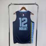 Memphis Grizzlies Blue #12 MORANT 1:1 Quality NBA Jerseys 2023