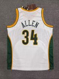 SONICS  Retro White #34 ALLEN NBA Jerseys  2026