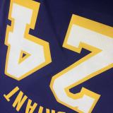 Los Angeles Lakers Kobe #24 BRYANT  Purple V-neck NBA Jerseys