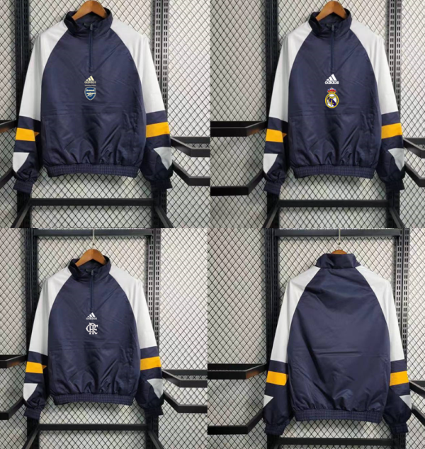 Italy Real Madrid  Juventus Arsenal  Manchester United    Flamengo  Bayern Munich  Sao Paulo half  Windbreaker 1:1 25-26