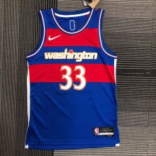 Retro Washington Wizards  Blue #33 JORDAN 1:1 Quality NBA  Season Jerseys 2026