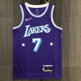 Los Angeles Lakers City Edition 75 Year  Prople #7 ANTHONY  1:1 Quality NBA Season Jerseys 2022