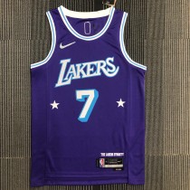 Los Angeles Lakers City Edition 75 Year  Prople #7 ANTHONY  1:1 Quality NBA Season Jerseys 2022