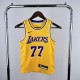 Los Angeles Lakers  kids yollow #77 DBNCIC NBA Jerseys  2023