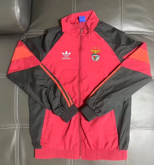 Benfica Windbreaker  Red 1:1 Quality Soccer Jersey  25-26