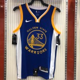 Golden State Warriors Blue V-Neck  #33 WISEMAN 1:1 Quality NBA Season Jerseys 2020