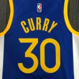 Golden State Warriors Blue V-Neck  #30 CURRY 1:1 Quality NBA Season Jerseys  75 Year