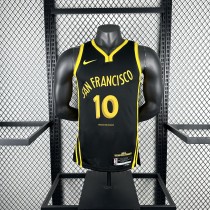 Golden State Warriors BLACK City Edition #10 BUTLER III 1:1 Quality NBA Season Jerseys 2024