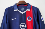 Retro Paris Long  Home 1:1 Quality Soccer Jersey  2001-2002