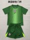 Usa Green Goalkeeper Fans  (Kids and Man)  1:1 Quality Soccer Jersey  25-26