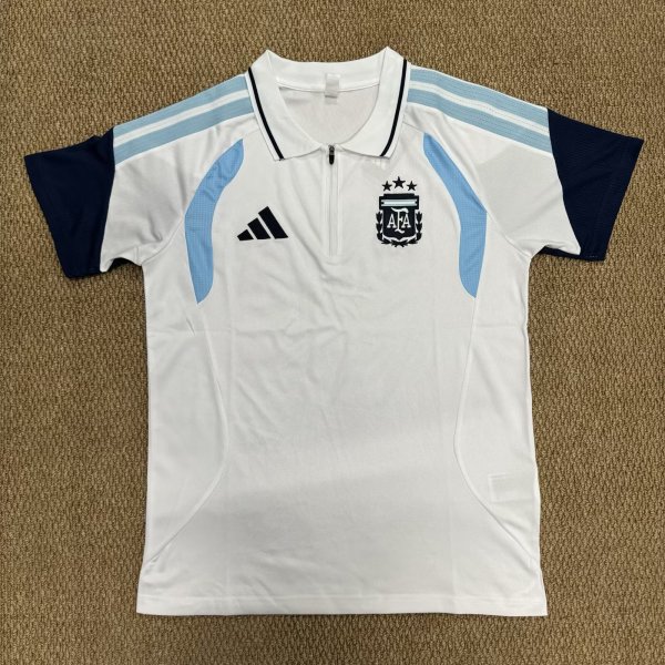 Argentina POLO T-shirt White　1:1 Quality Soccer Jersey 26-27 (2026)
