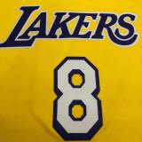 Los Angeles Lakers Kobe #8 BRYANT  Yollow V-neck NBA Jerseys