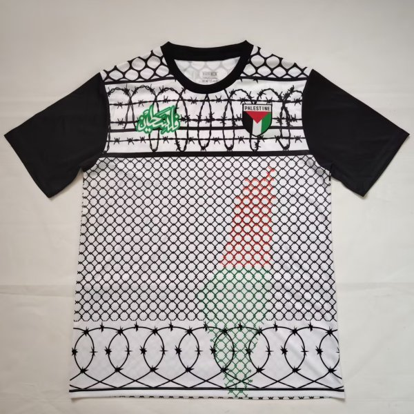 Palestine Retro Special Edition White  Fans 1:1 Quality Soccer Jersey  25-26