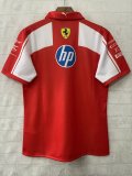 F1 Ferrari Red polo  Short Sleeve Racing Suit 2026