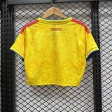 Colombia Women Home Cheerleading Team Fans 1:1 Quality Soccer Jersey 26-27（2026）