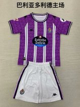Valladolid  home kids  1:1 Quality Soccer Jersey   24-25