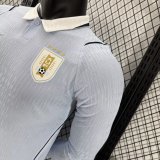 Uruguay Home player Long Sleeve 1:1 Quality Soccer Jersey  26-27 (2026)