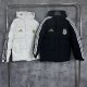 Argentina Windbreaker  Cotton clothing Jacket Black  White 1:1 Quality Soccer Jersey  25-26
